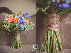 Summer Wedding Bouquet Photo Christine Reid Photography